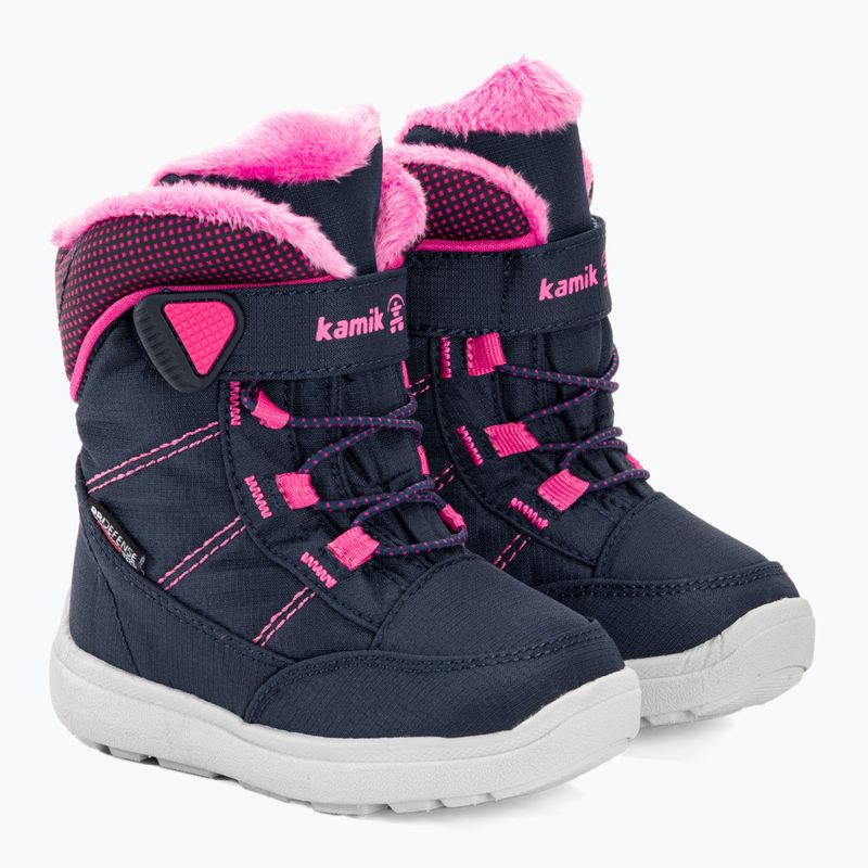 Detské trekové topánky Kamik Stance2 navy/magenta 4