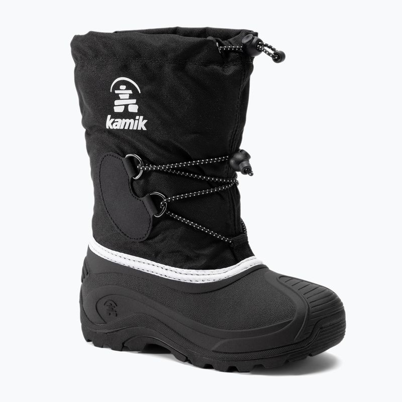 Chlapčenské trekové topánky Kamik Southpole4 black/white