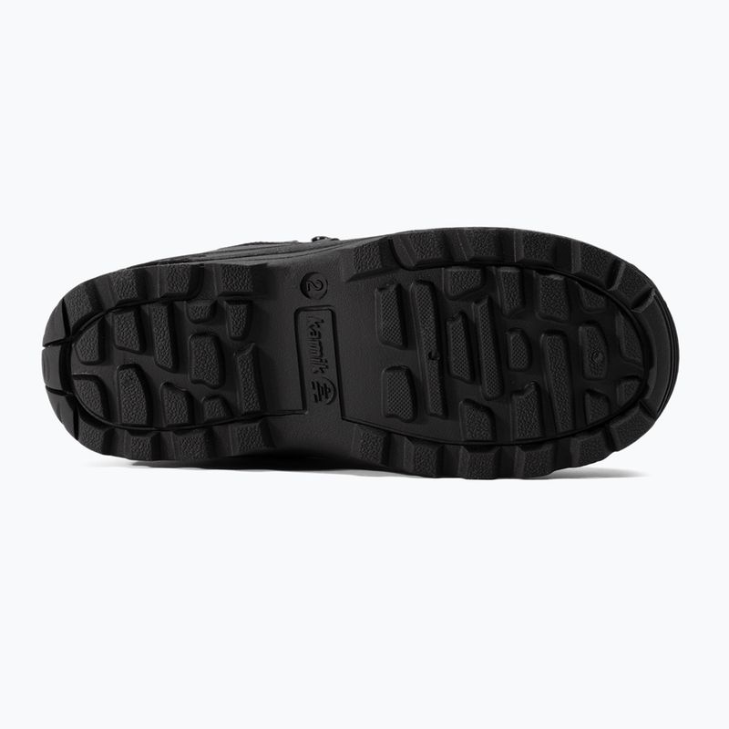 Chlapčenské trekové topánky Kamik Southpole4 black/white 5