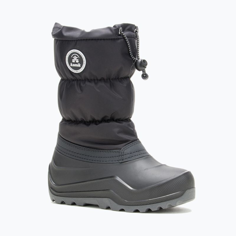 Chlapčenské trekové topánky Kamik Snowcozy black 11