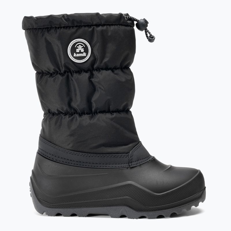 Chlapčenské trekové topánky Kamik Snowcozy black 2