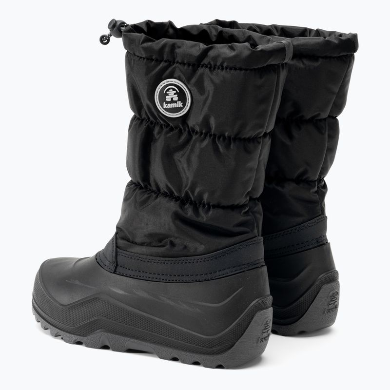 Chlapčenské trekové topánky Kamik Snowcozy black 3