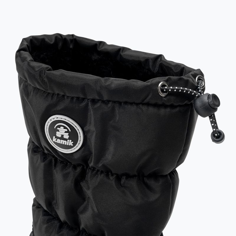 Chlapčenské trekové topánky Kamik Snowcozy black 8