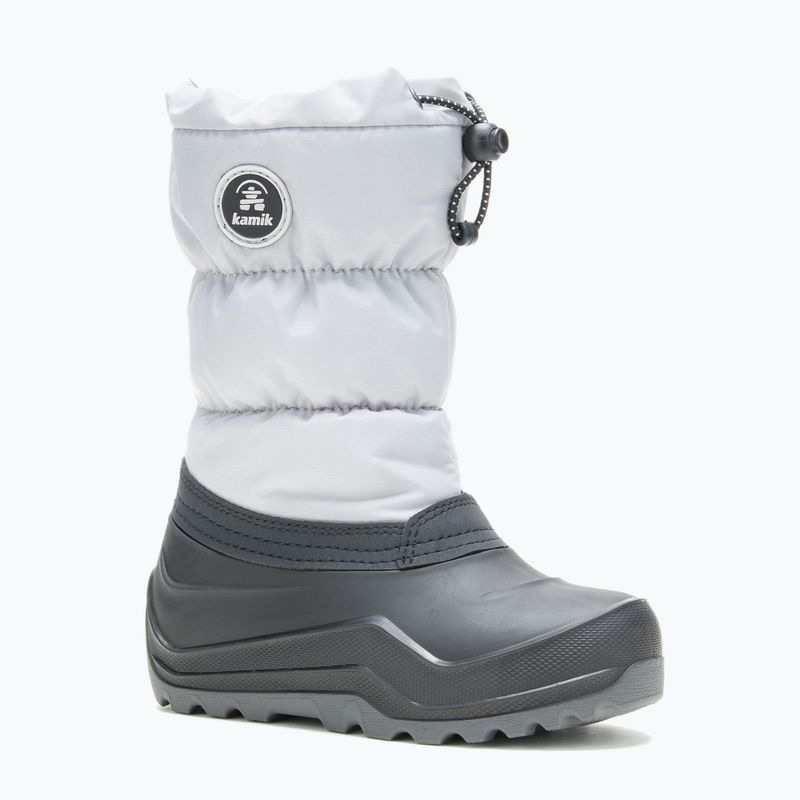 Chlapčenské trekové topánky Kamik Snowcozy light grey 11