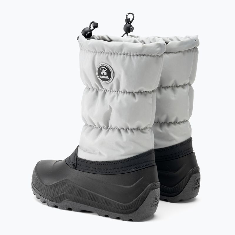Chlapčenské trekové topánky Kamik Snowcozy light grey 3