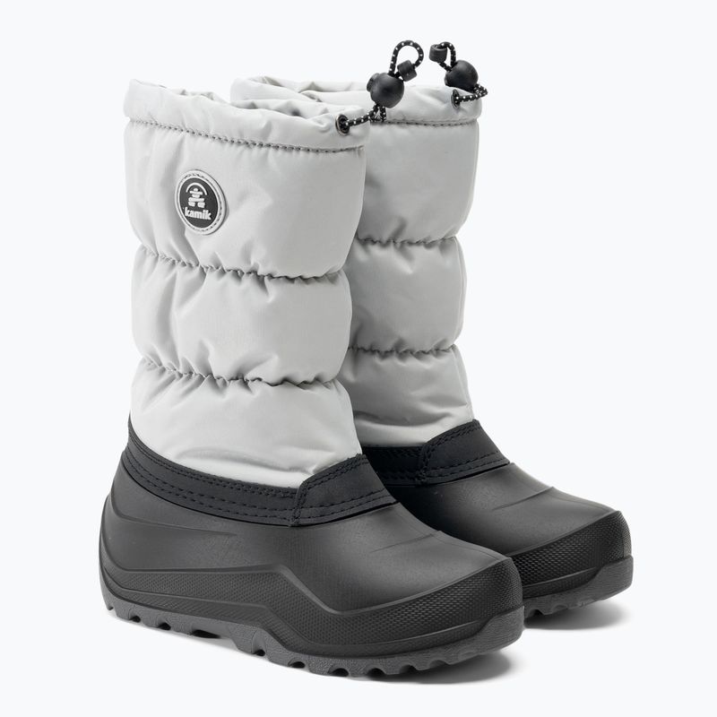 Chlapčenské trekové topánky Kamik Snowcozy light grey 4