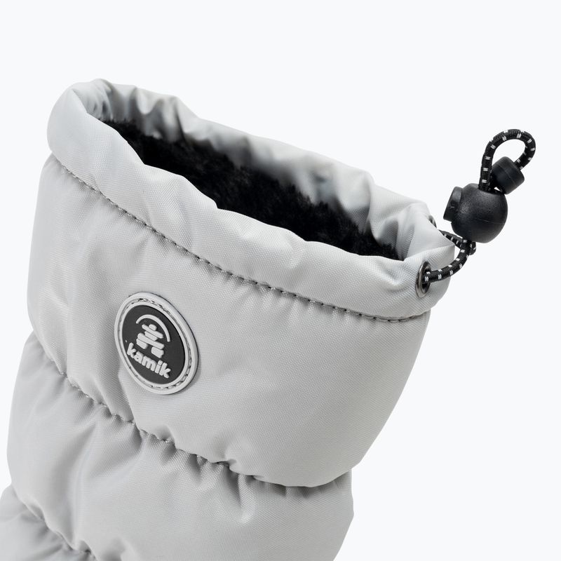 Chlapčenské trekové topánky Kamik Snowcozy light grey 8