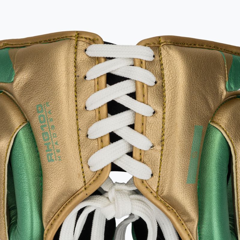 Boxerská prilba Rival RHG100 Professional Headgear green/gold 5