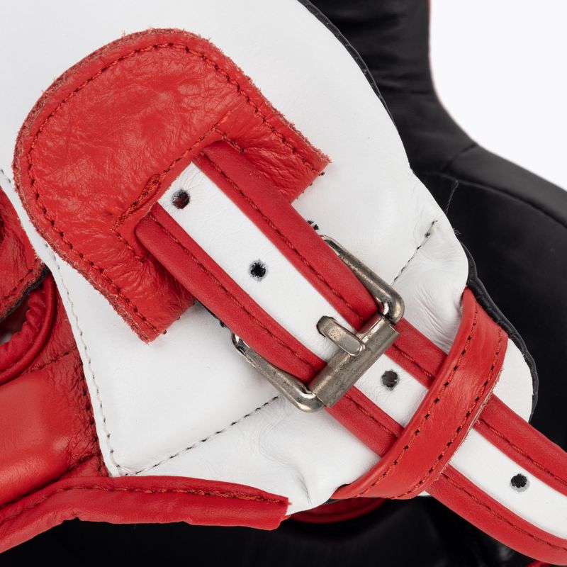 Boxerská prilba Rival Amateur Competition  Headgear červená/biela 5