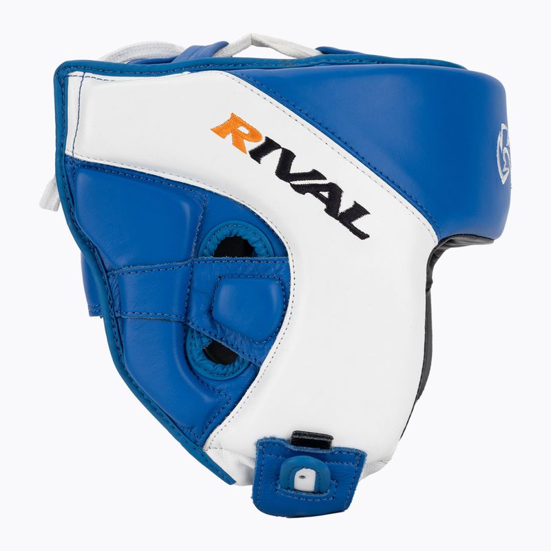 Boxerská prilba Rival Amateur Competition  Headgear modrá/biela 2