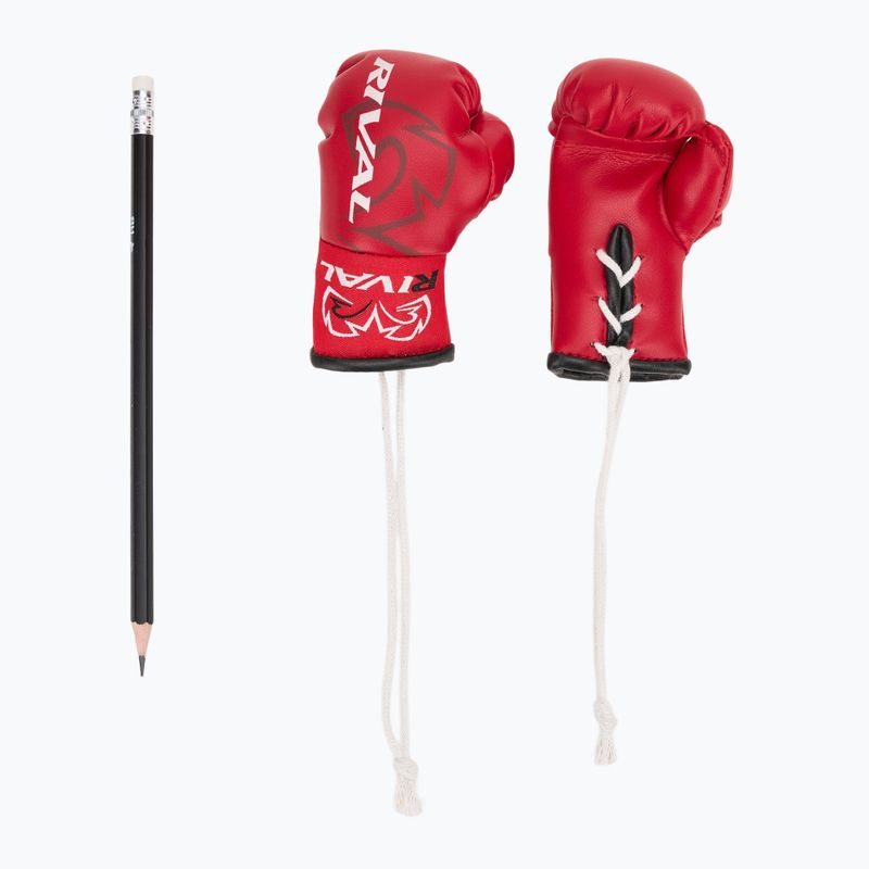 Prívesok boxerské rukavice Rival Mini red 3