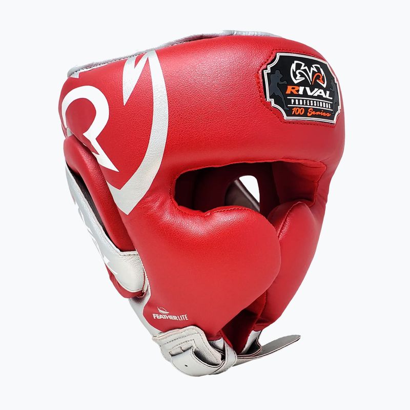 Boxerská prilba Rival RHG100 Professional Headgear red/silver 2