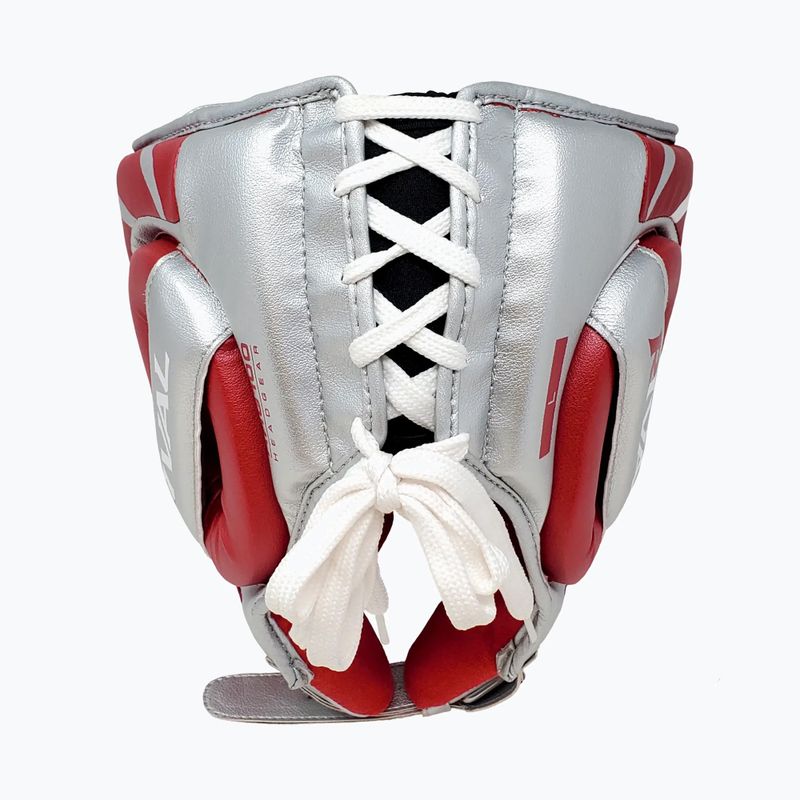 Boxerská prilba Rival RHG100 Professional Headgear red/silver 3