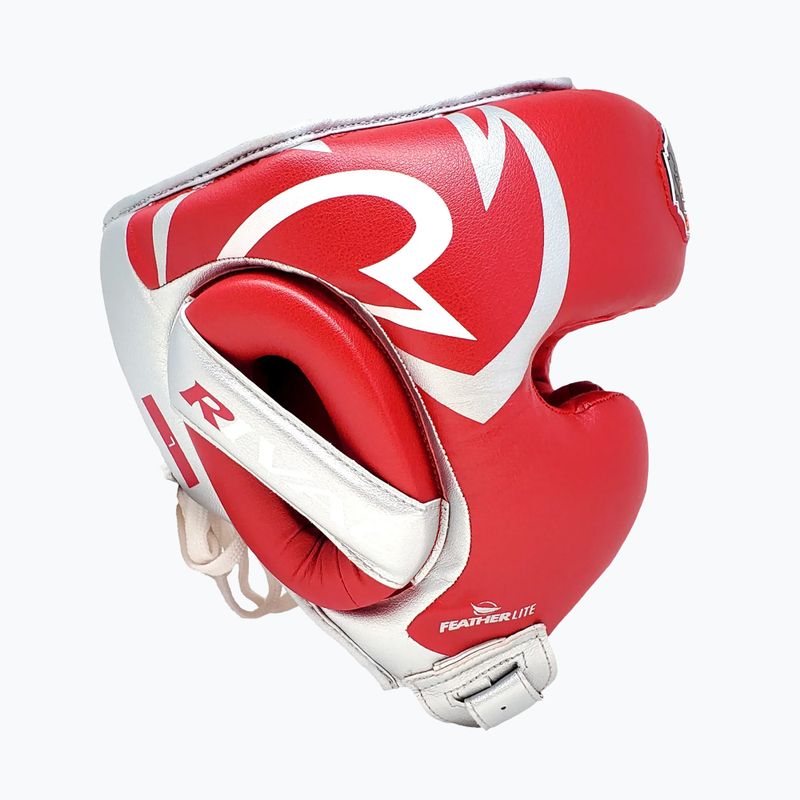 Boxerská prilba Rival RHG100 Professional Headgear red/silver 4