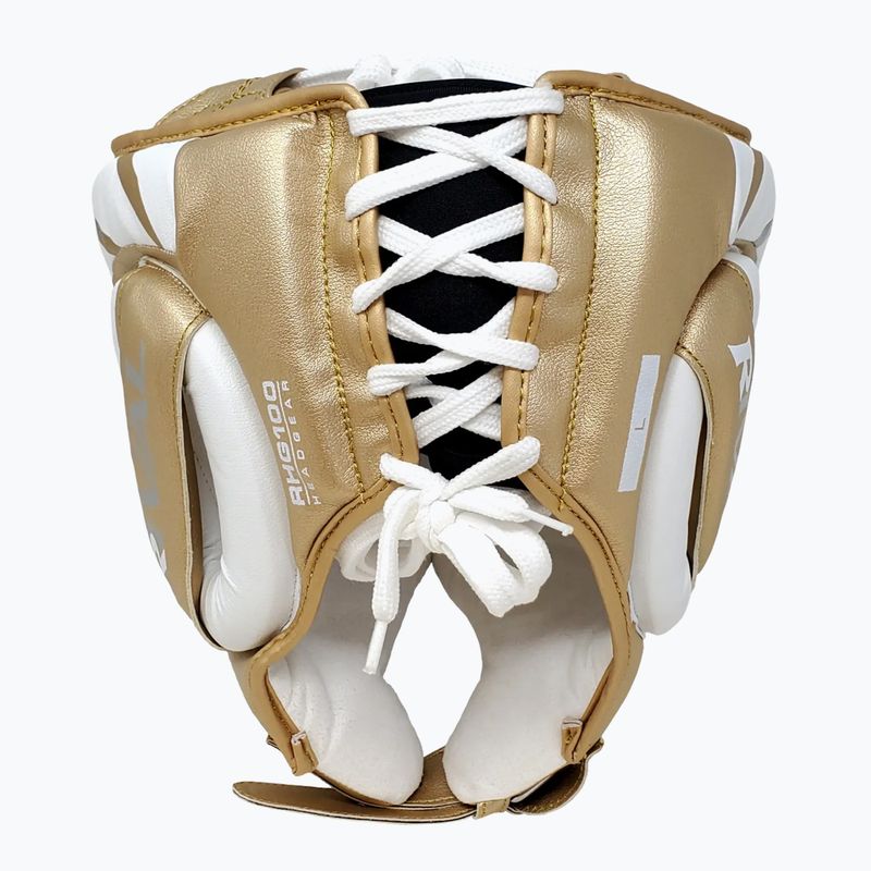 Boxerská prilba Rival RHG100 Professional Headgear white/gold 3