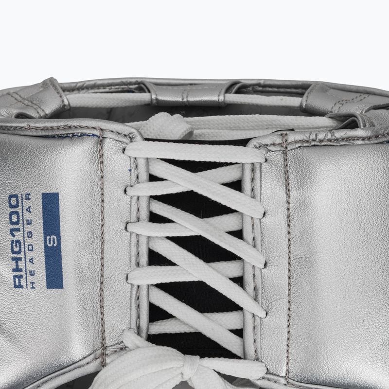 Boxerská prilba Rival RHG100 Professional Headgear blue/silver 5