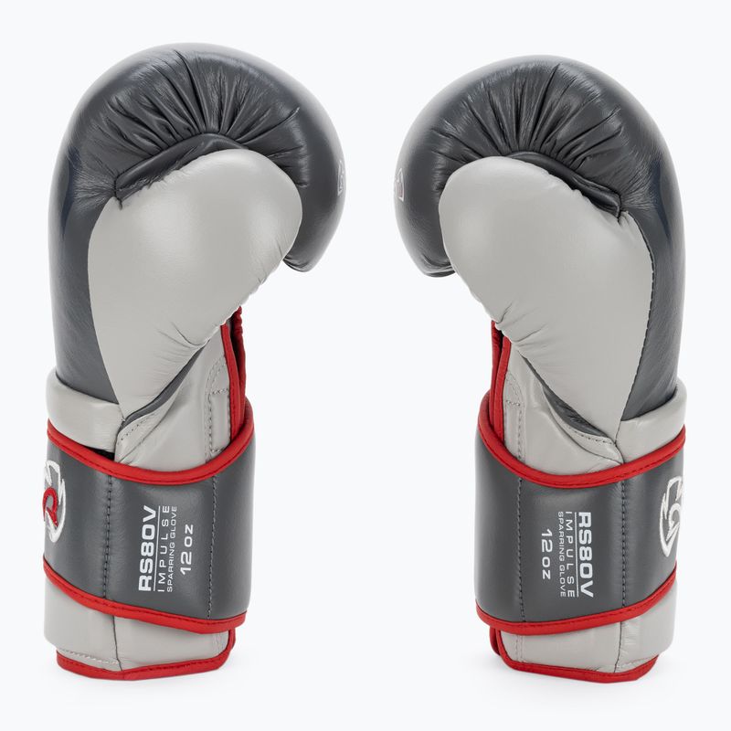 Boxerské rukavice Rival Impulse Sparring šedé 3