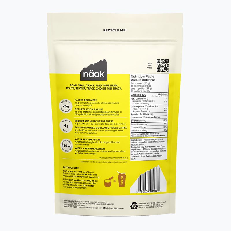 Proteínový prášok Whey Näak Ultra Recovery 500 g vanilka 2