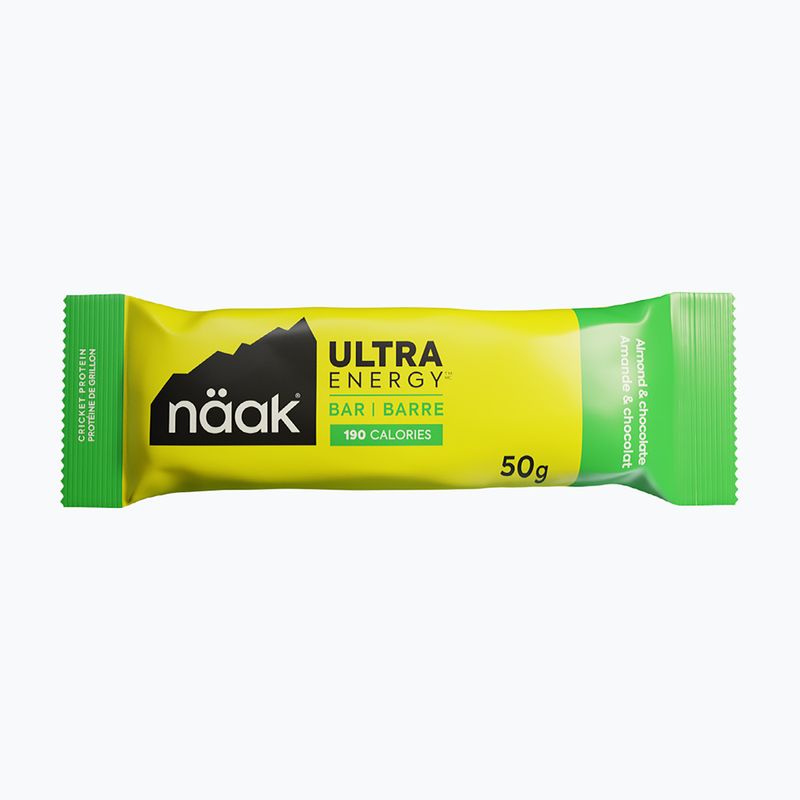Näak Ultra Energy bar 50 g mandle a čokoláda