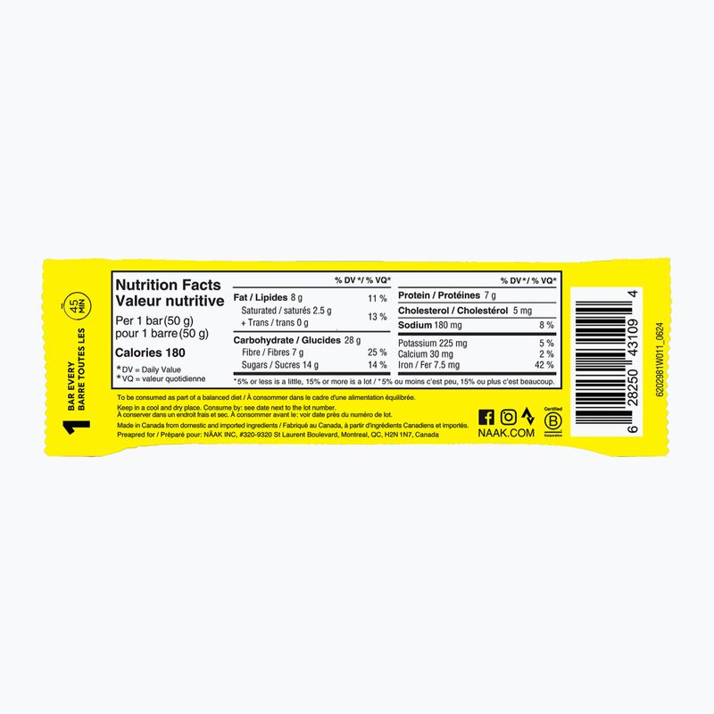 Näak Ultra Energy bar 50 g banán a čokoláda 2