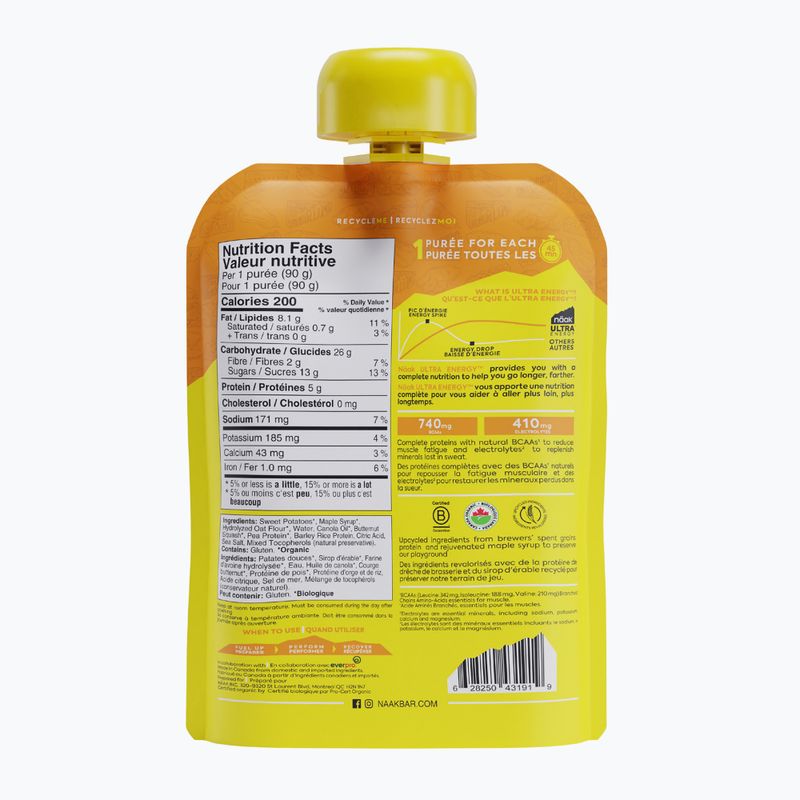 Näak Ultra Energy Gel 90 g sladké zemiaky maslová tekvica 2