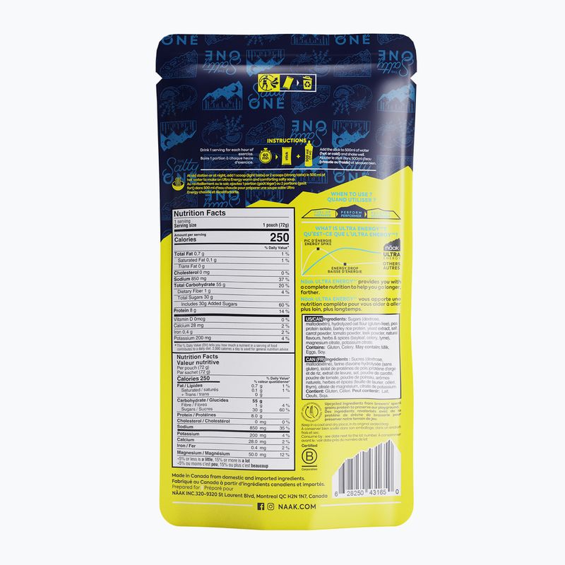 Näak Ultra Energy Drink Mix 72 g slaná polievka 2