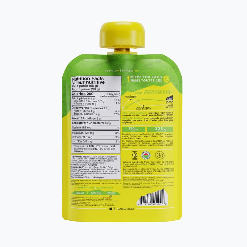 Näak Ultra Energy Gel 90 g jablko a javorový sirup 2