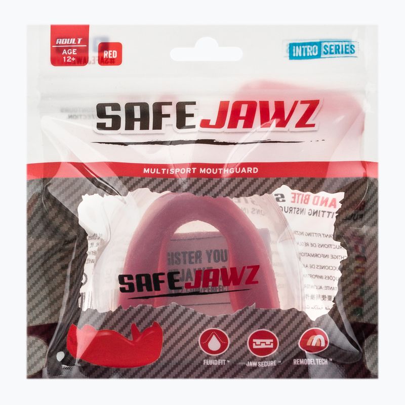 SAFEJAWZ Intro Series chránič čeľustí červený SJIREDA