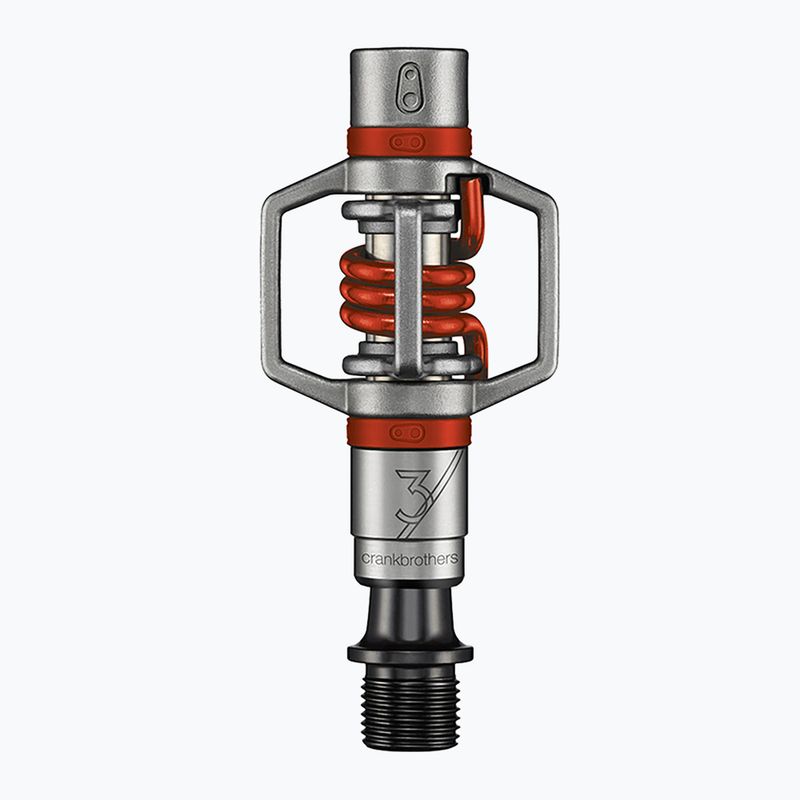 Crankbrothers Eggbeater 3 červené/červené pedále na bicykel 5