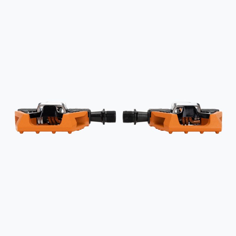 Crankbrothers Double Shot 2 oranžové/čierne/oranžové cyklistické pedále 3