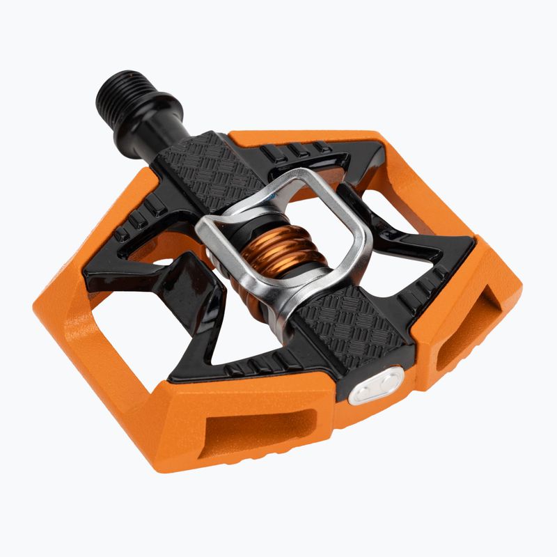 Crankbrothers Double Shot 2 oranžové/čierne/oranžové cyklistické pedále 5