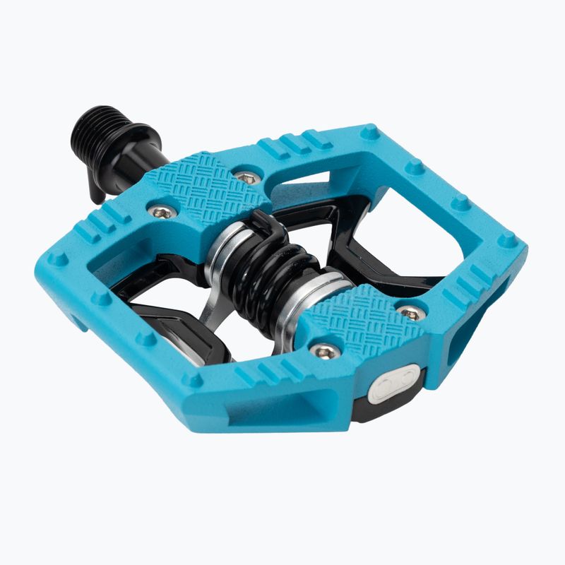 Cyklistické pedále Crankbrothers Double Shot 2 light blue/black 4