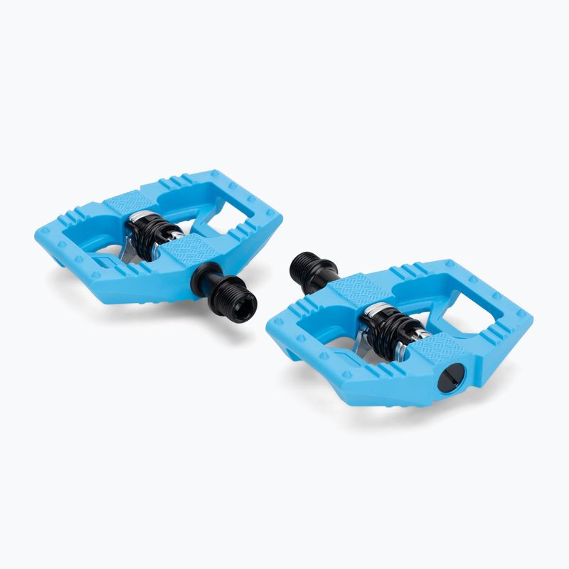 Cyklistické pedále Crankbrothers Double Shot 1 light blue/black 2