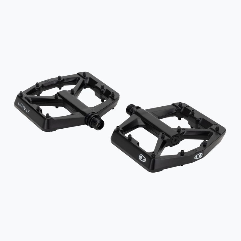 Crankbrothers Stamp 2 čierne pedále na bicykel