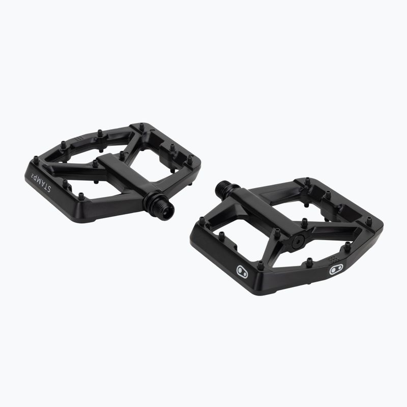 Crankbrothers Stamp 2 čierne pedále na bicykel 2