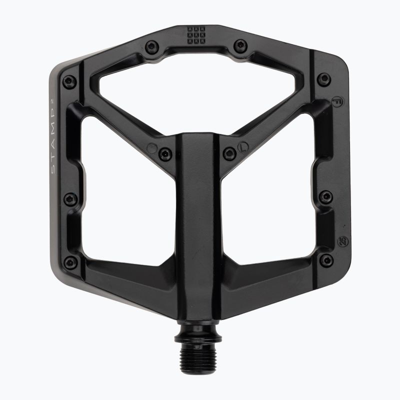 Crankbrothers Stamp 2 čierne pedále na bicykel 4