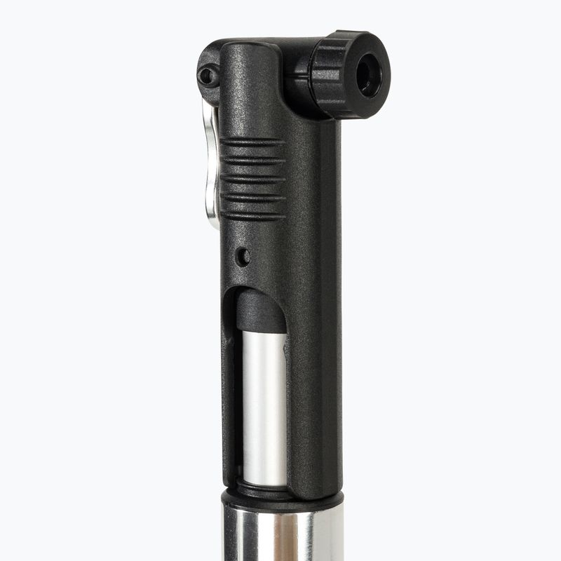 Crankbrothers Klic HV Mini Floor 110 psi strieborná pumpa na bicykel 3
