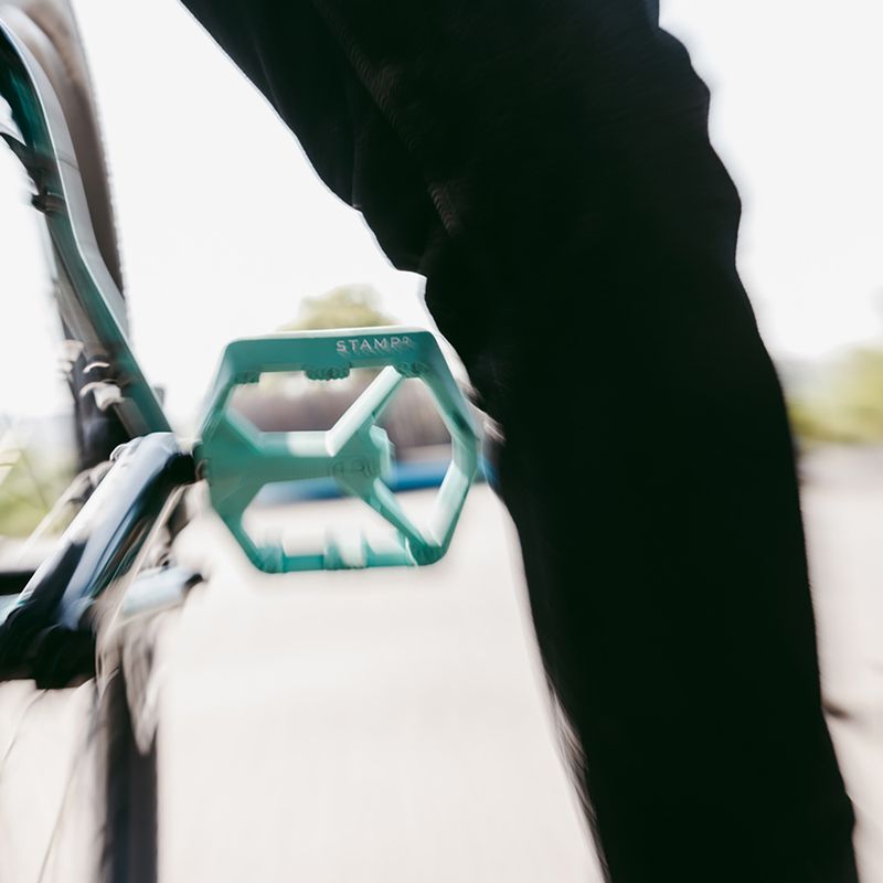 Cyklistické pedále Crankbrothers Stamp 0 turquoise 6