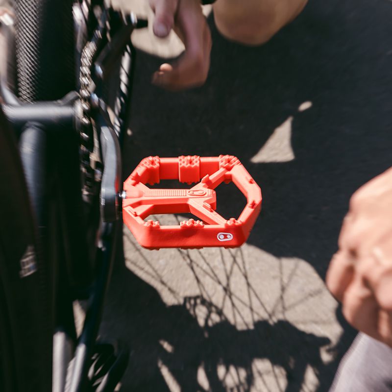 Cyklistické pedále Crankbrothers Stamp 0 bright red 5