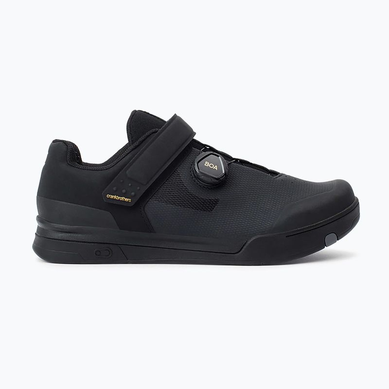 Cyklistické topánky MTB Crankbrothers Mallet BOA black/gold/black outsole 8
