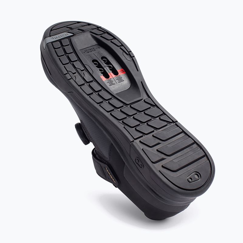 Cyklistické topánky MTB Crankbrothers Mallet BOA black/gold/black outsole 12