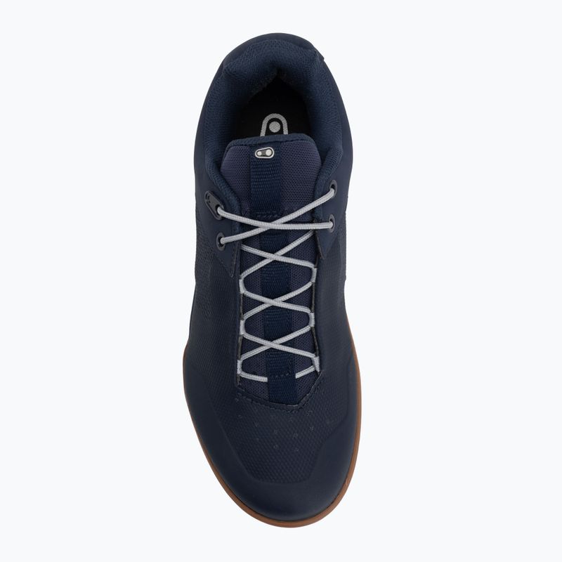 Pánska cyklistická obuv na platforme Crankbrothers Stamp Lace navy blue and brown CR-STL04281A105 5