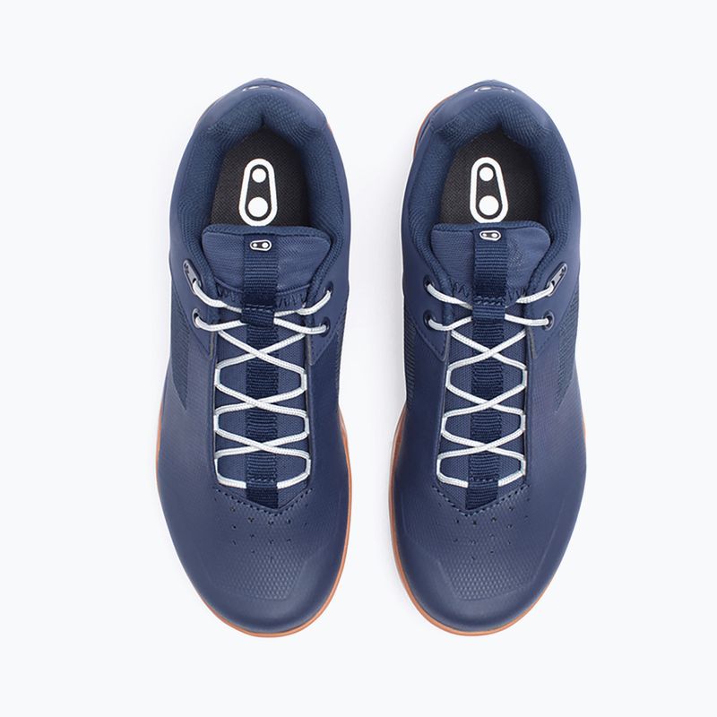 Pánska cyklistická obuv na platforme Crankbrothers Stamp Lace navy blue and brown CR-STL04281A105 4