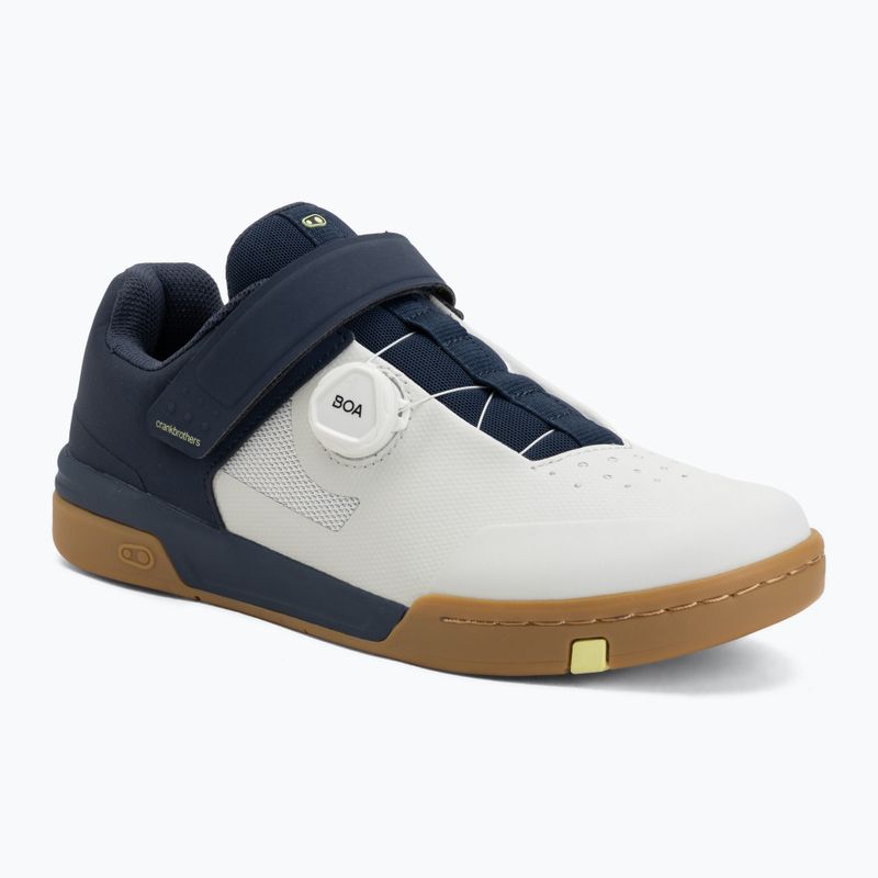Cyklistické topánky Crankbrothers Stamp Boa navy grey/gum outsole