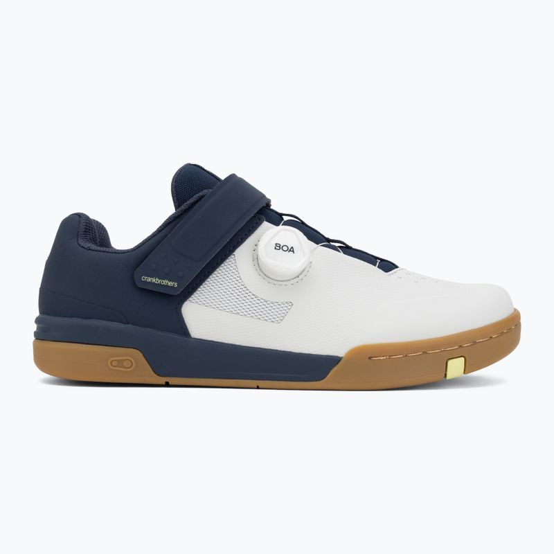 Cyklistické topánky Crankbrothers Stamp Boa navy grey/gum outsole 2