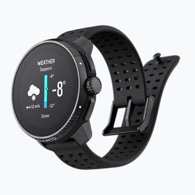 Čierne hodinky Suunto Race 4
