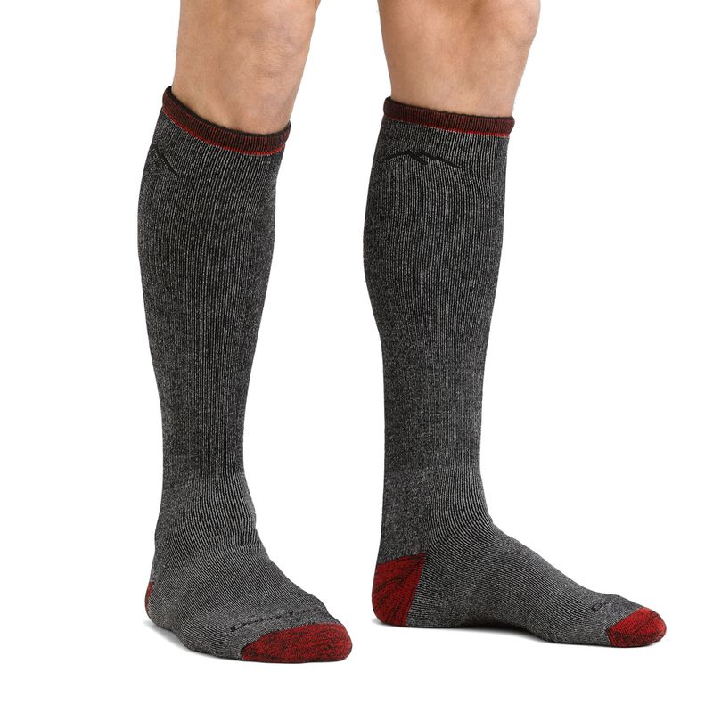 Pánske ponožky Darn Tough Mountaineering OTC Heavyweight with Full Cushion smoke 5