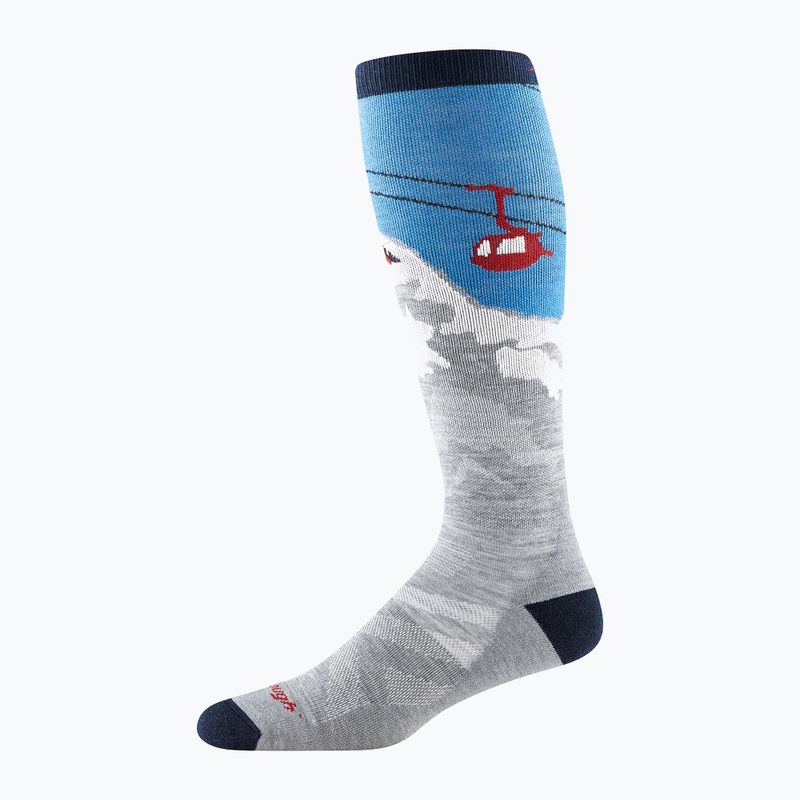 Pánske ponožky Darn Tough Heady Yeti OTC Midweight with Cushion gray 2