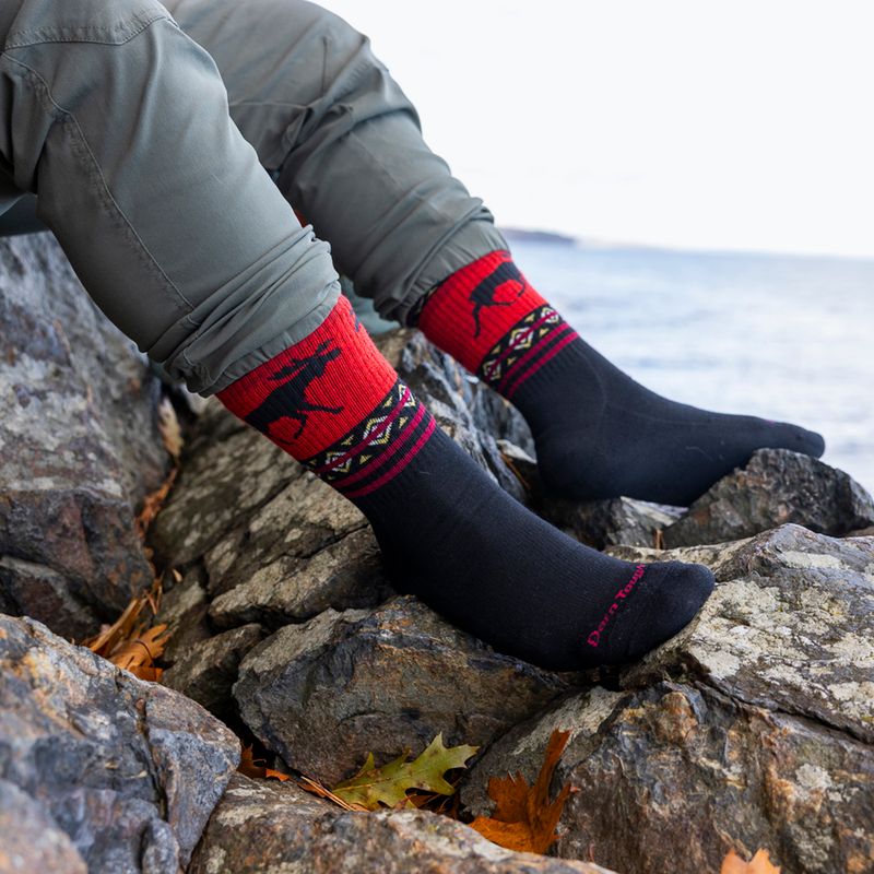 Pánske ponožky Darn Tough VanGrizzle Boot Sock Cushion moose black 6