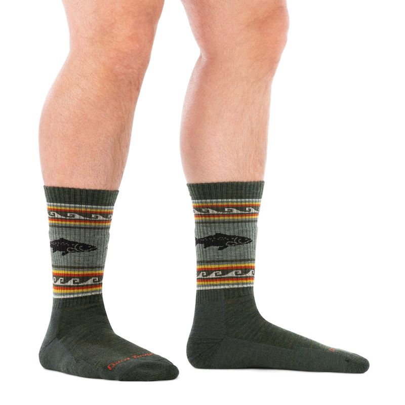 Pánske ponožky Darn Tough VanGrizzle Boot Sock Cushion trout river 2